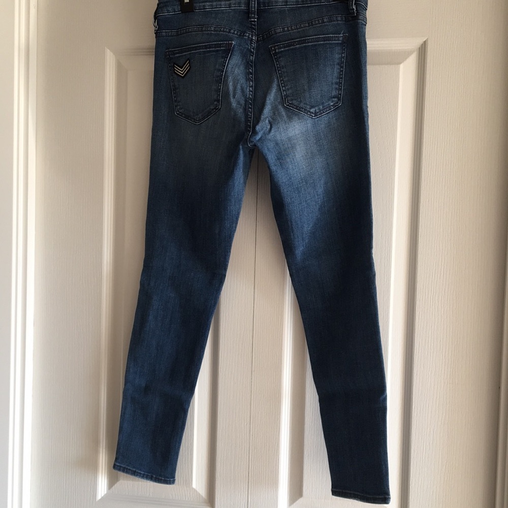Distressed Rocker Patched Jeans - Picture 13 of 13